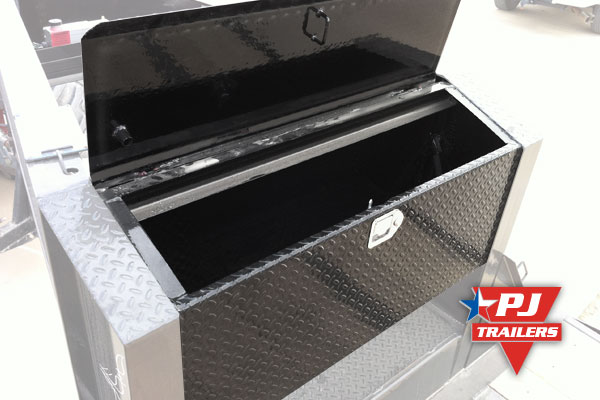 PJ Trailers Gooseneck Riser Tool Box
