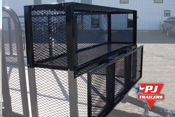PJ Trailers Expanded Metal Landscape Toolbox