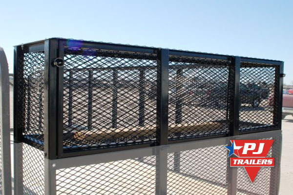 PJ Trailers Expanded Metal Landscape Toolbox