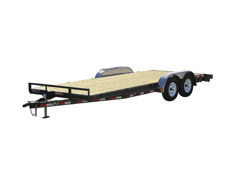 A PJ 20' C5 Car Trailers model on a white background.