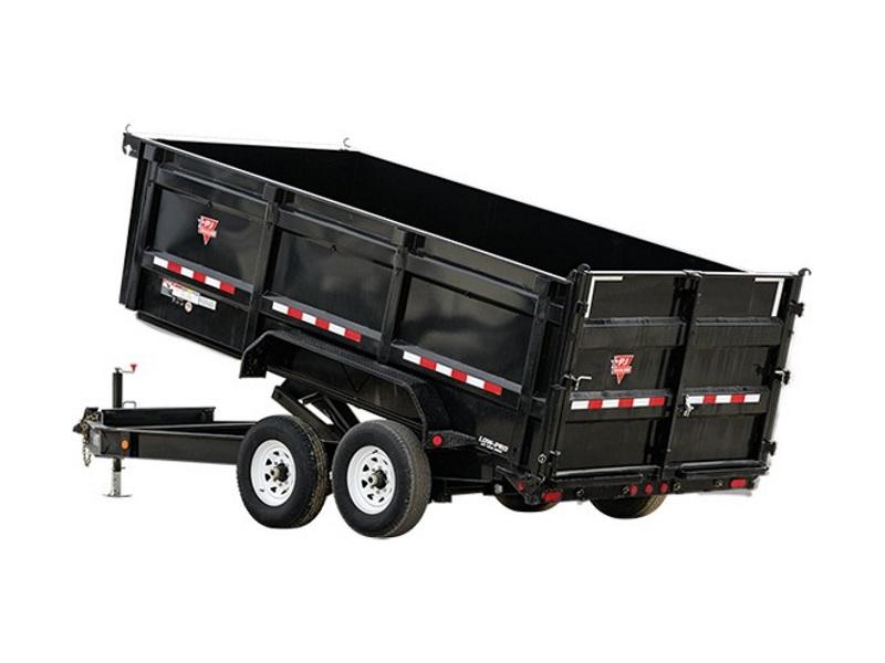 PJ Trailers 60" Utility Dump model on a white background.
